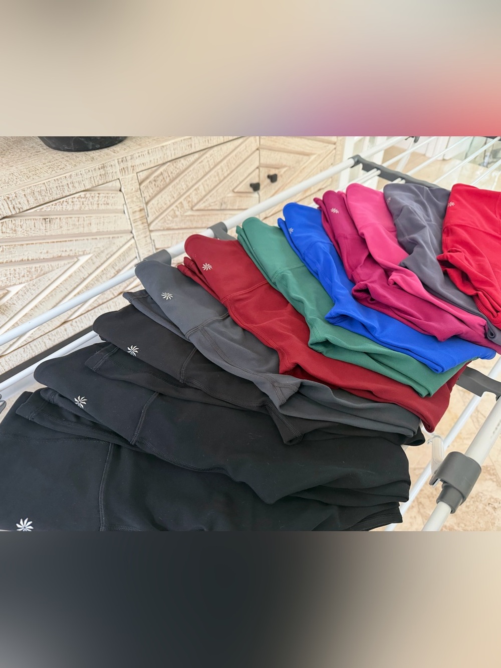 Lot of 11 pairs Athleta Ultra High/Rise Elation 7/8 Tight—size small - Picture 3 of 4